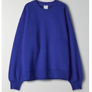 Aritzia TNA COZYAF Boyfriend Crew Sweatshirt